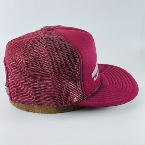 Sapp Bros Illini Truck Stop Peru IL Mesh Snapback Trucker Hat Cap VTG - Picture 6 of 10